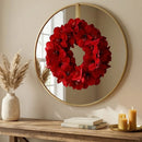 22” Amaryllis Wreath by Nearly Natural