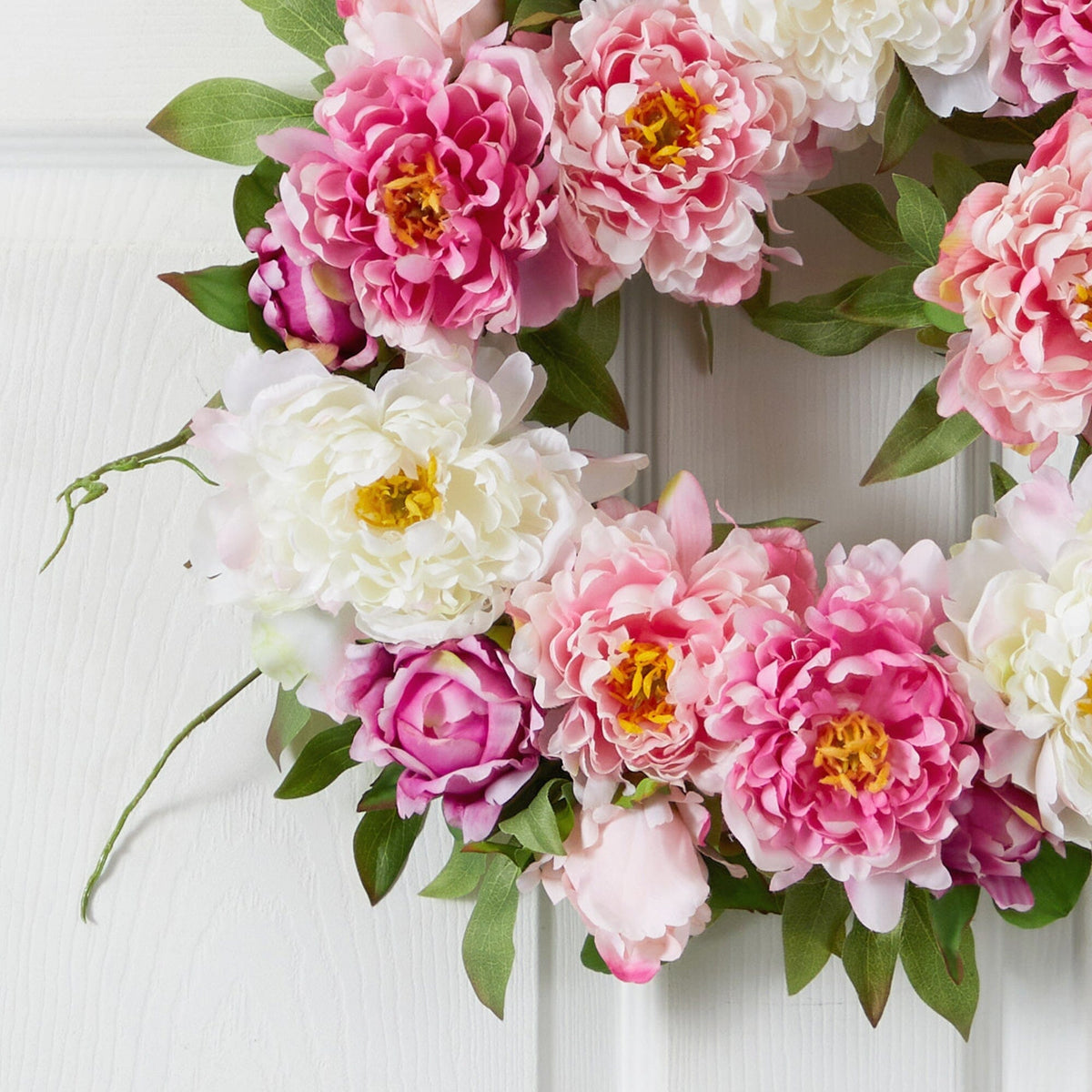 22" Peony Wreath, photo 2 of 2