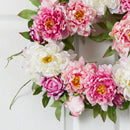 22" Peony Wreath