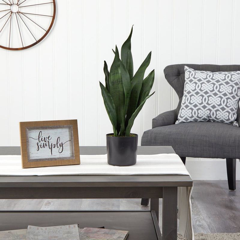 22" Sansevieria Artificial Plant