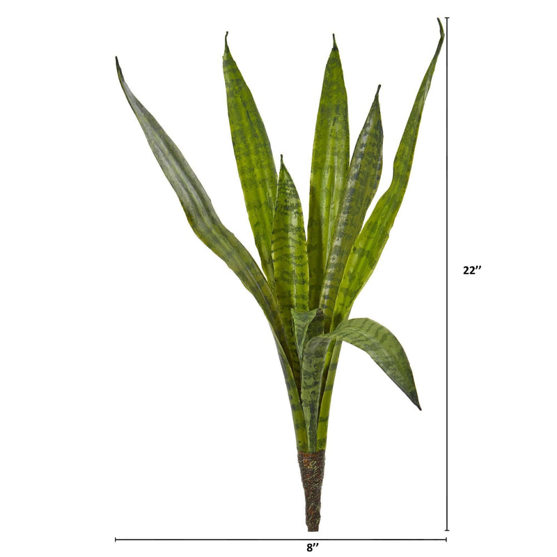 22” Sansevieria Artificial Plant (Set of 3), photo 2 of 2