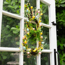 22" Artificial Easter Bunny Shaped Wreath