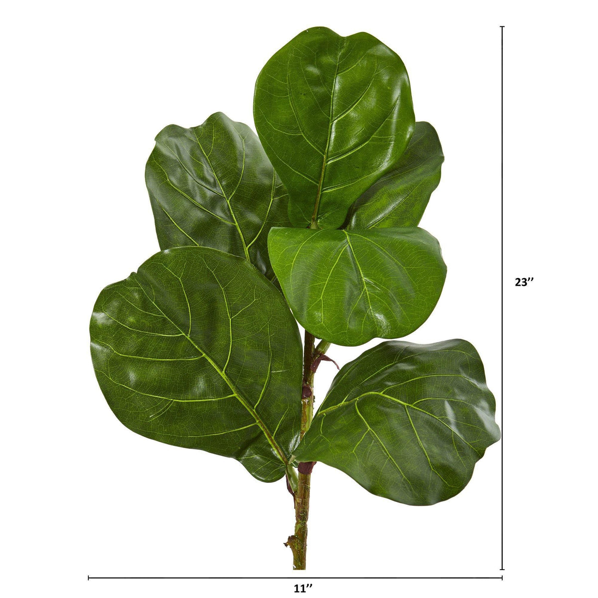23” Fiddle Leaf Artificial Plant (Set of 4), photo 2 of 2