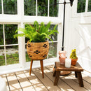 23-in UV Resistant Artificial Real Touch Boston Fern Plant (Indoor/Outdoor)