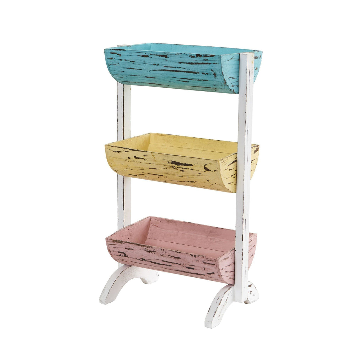 23” Three Shelf Farmhouse Multipurpose Stand/Planter, photo 2 of 4
