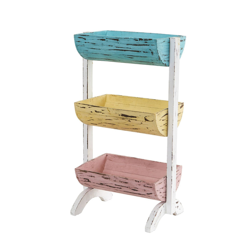 23” Three Shelf Farmhouse Multipurpose Stand/Planter, photo 2 of 4