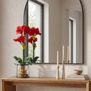 24” Amaryllis w/Vase by Nearly Natural