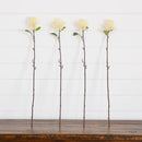 24" Artificial Pincushion Protea Flower Stem - Set of 4