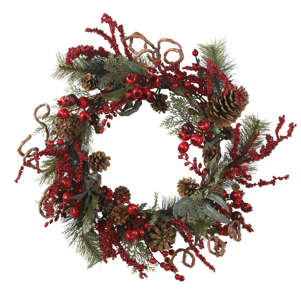 24” Assorted Berry Wreath, photo 3 of 3