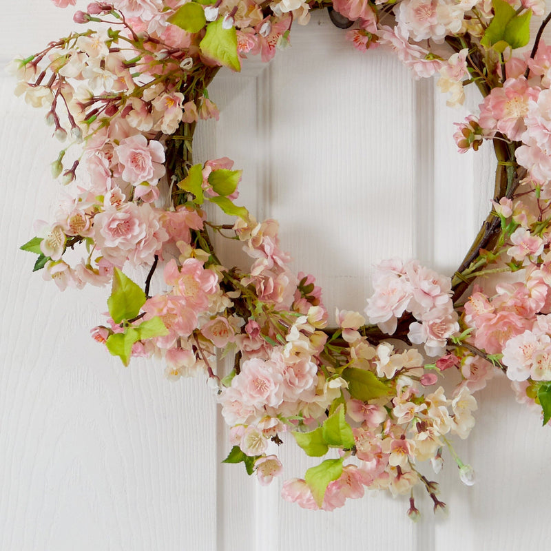 24" Cherry Blossom Wreath, photo 2 of 4