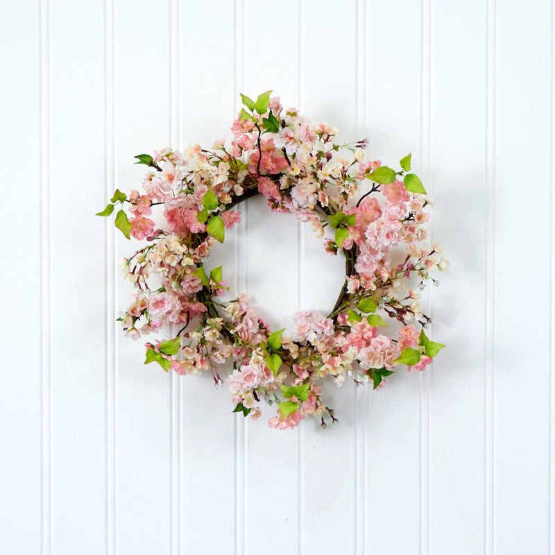 24" Cherry Blossom Wreath, photo 3 of 4