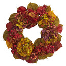 24” Fall Hydrangea Wreath