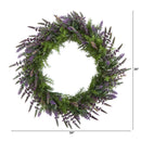 24” Lavender Artificial Wreath
