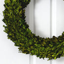 24” Preserved Boxwood Wreath by Nearly Natural