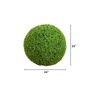 24” UV Resistant Artificial Boxwood Ball (Indoor/Outdoor)