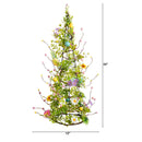 24" Artificial Easter Cone Tree with Wild Flowers and Mini Eggs