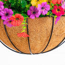 24" UV Resistant Artificial Daisy Hanging Basket DIY Kit (Indoor/Outdoor)
