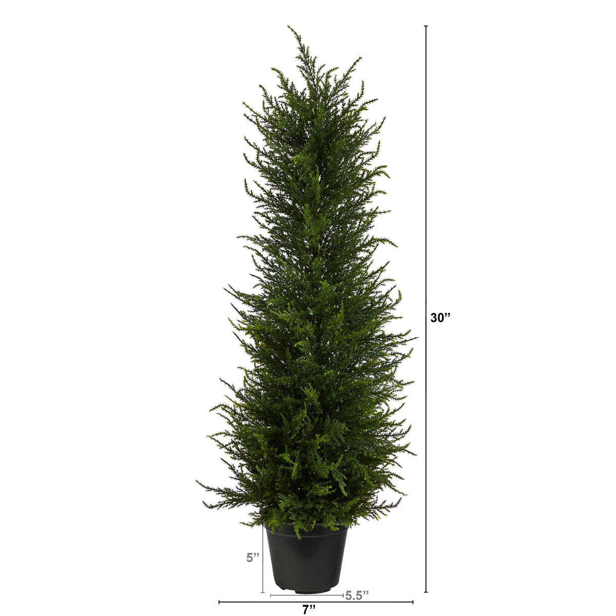 2.5’ Cypress Artificial Tree UV Resistant (Indoor/Outdoor), photo 2 of 4