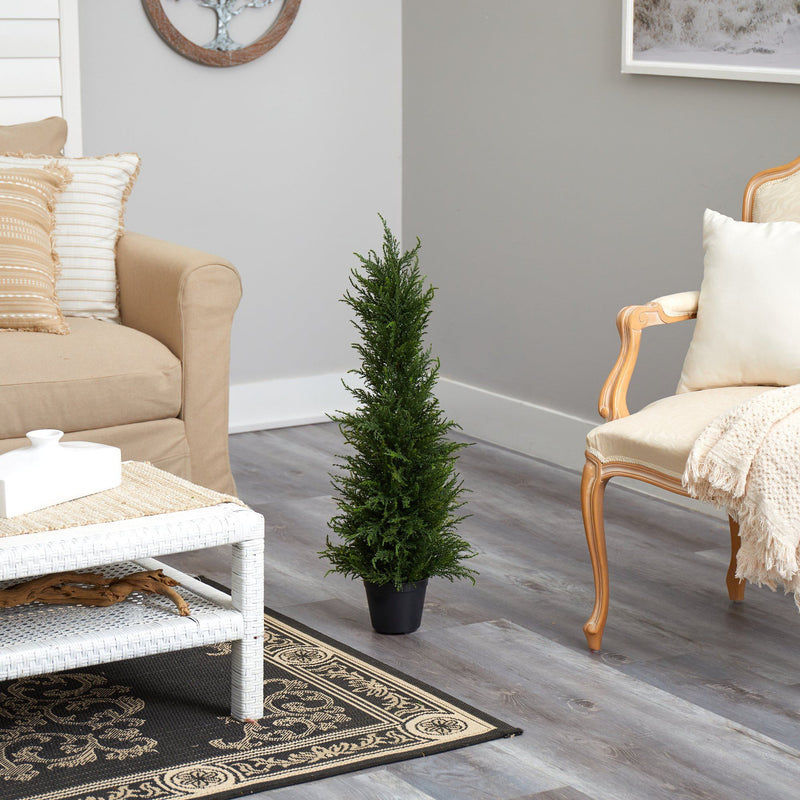 2.5’ Cypress Artificial Tree UV Resistant (Indoor/Outdoor), photo 3 of 4