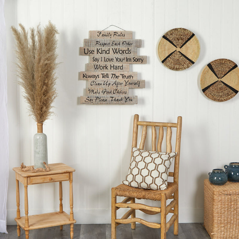 25” Farmhouse Wood Inspirational Wall Art Decor