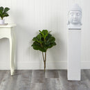 2.5’ Fiddle Leaf Fig Artificial Tree (No Pot)