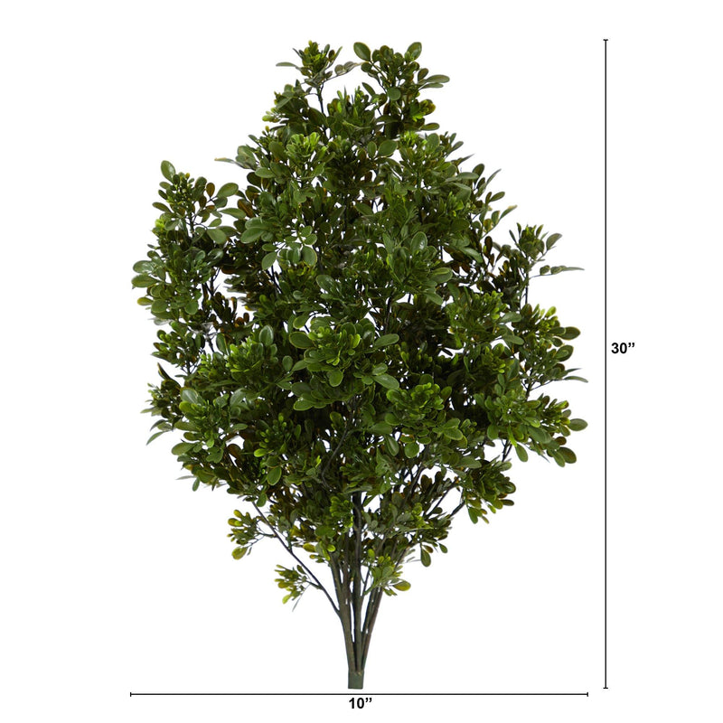 2.5’ Tea Leaf Artificial Plant UV Resistant (Indoor/Outdoor)