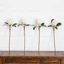 26" Artificial King Protea Flower Stems - Set of 4