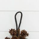 26” Pine & Pine Cone Teardrop by Nearly Natural