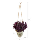 26” Basil Artificial Plant in Hanging Vase