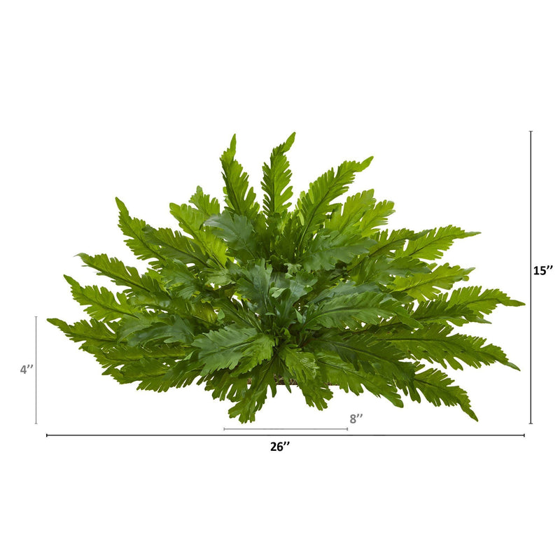 26” Fern Artificial Ledge Plant