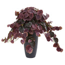 26” Peperomia Artificial Plant in Decorative Planter (Real Touch)