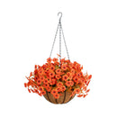 26" UV Resistant Autumn Artificial Daisy Fall Plant and Hanging Basket DIY Kit (Indoor/Outdoor)
