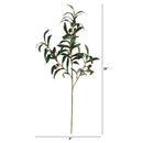 28" Artificial Olive Stems - Set of 3