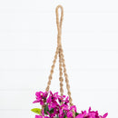 Artificial Bougainvillea Hanging Basket UV Resistant (Indoor/Outdoor) by Nearly Natural