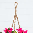 Artificial Bougainvillea Hanging Basket UV Resistant (Indoor/Outdoor) by Nearly Natural