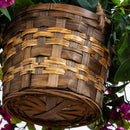 Artificial Bougainvillea Hanging Basket UV Resistant (Indoor/Outdoor) by Nearly Natural
