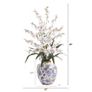 28” Dancing Lady Orchid Artificial Arrangement in Decorative Vase