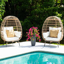 28” UV Resistant Artificial Bougainvillea Hanging  Plant (Indoor/Outdoor) - Set of 2