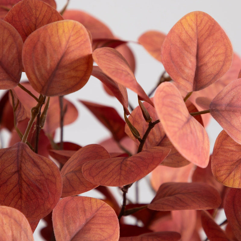 29” Autumn Eucalyptus Artificial Fall Arrangement in Black Vase, photo 2 of 5