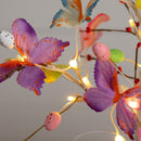 2' Pre-Lit Artificial Butterfly Twig Tree with 24 Warm White LED Lights
