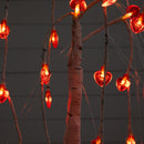 2' Pre-Lit Artificial Valentine's Day Willow Tree with 24 Heart Shaped LED Lights