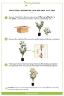 3’ Artificial Olive Tree with Natural Trunk by Nearly Natural