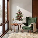 36” Pine & Berry Christmas Tree by Nearly Natural