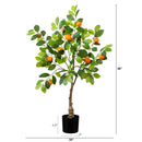 3’ Artificial Tangerine Tree