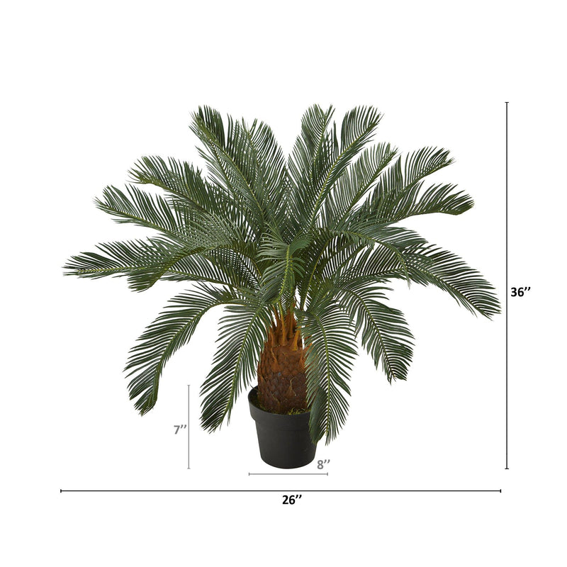 3’ Cycas Artificial Tree, photo 2 of 4