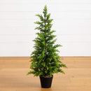 3' Artificial Cypress Topiary Christmas Tree