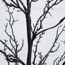 3' Pre-Lit Halloween Deluxe Black Twig Artificial Tree with 36 Orange & Purple LED Lights