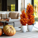 3' UV Resistant Autumn Artificial Fall Cedar Tree (Indoor/Outdoor)