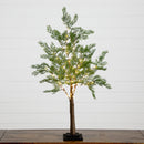 3’ Lighted Artificial Cypress Tree with 120 Warm White LED Lights