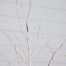 3’ Pre-Lit Artificial White Birch Tree with 120 Warm White LED Lights